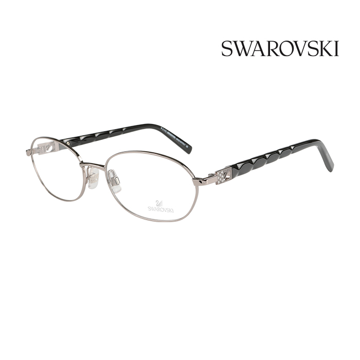 스와로브스키 명품 안경테 SW5047 012 라운드 메탈 남자 여자 안경